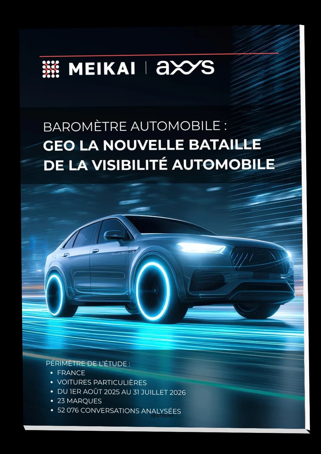 Couverture du baromètre automobile GEO Axys × Meikai 2026